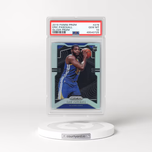 2019 Panini Prizm #279 Eric Paschall - Silver Prizm (PSA 10 GEM MINT)