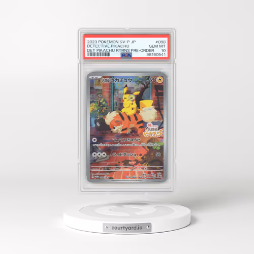 2023 Pokémon SV-P Promo #098 Detective Pikachu - Detective Pikachu Returns Pre-Order (PSA 10 GEM MIN