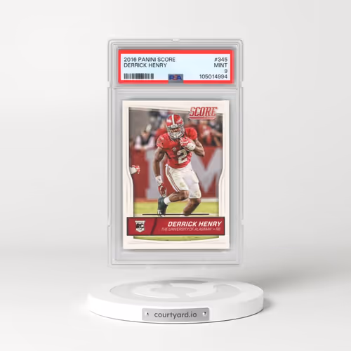 2016 Panini Score #345 Derrick Henry (PSA 9 MINT)