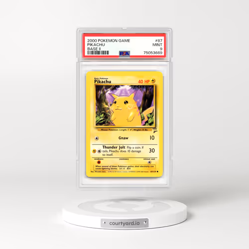2000 Base Set 2 #87 Pikachu (PSA 9 MINT)