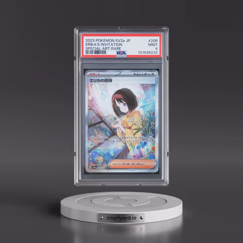 2023 Pokémon Sv2a-Pokemon 151 #206 Erika's Invitation - Special Art Rare (PSA 9 MINT)