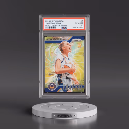 2024 Panini Prizm WNBA Fractal #5 Cameron Brink - Blue Prizm (PSA 10 GEM MINT)