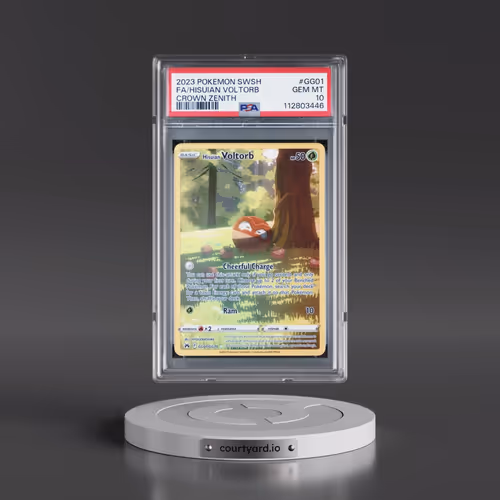 2023 Pokémon Sword and Shield Crown Zenith #GG01 Hisuian Voltorb - Full Art (PSA 10 GEM MINT)