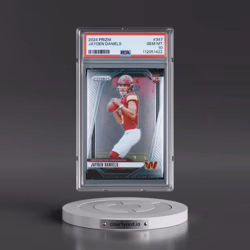 2024 Panini Prizm #347 Jayden Daniels (PSA 10 GEM MINT)