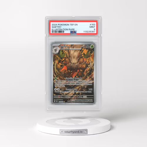 2024 Pokémon Tef EN-Temporal Forces #163 Shiftry - Illustration Rare (PSA 9 MINT)