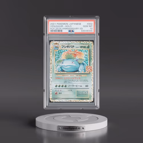 2021 Pokémon Promo Card Pack 25th Anniversary Edition #002 Venusaur - Holo (PSA 10 GEM MINT)