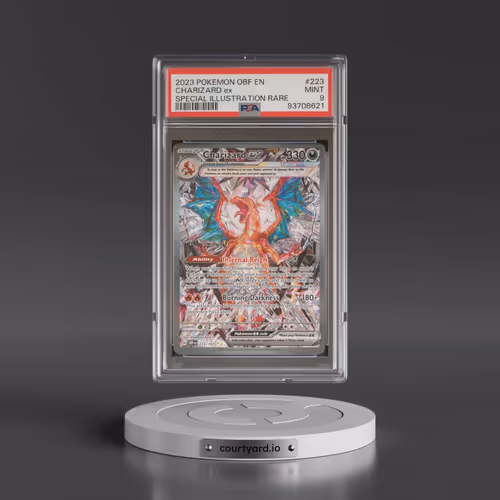 2023 Pokémon Obf EN-Obsidian Flames #223 Charizard EX - Holo Special Illustration Rare (PSA 9 MINT)