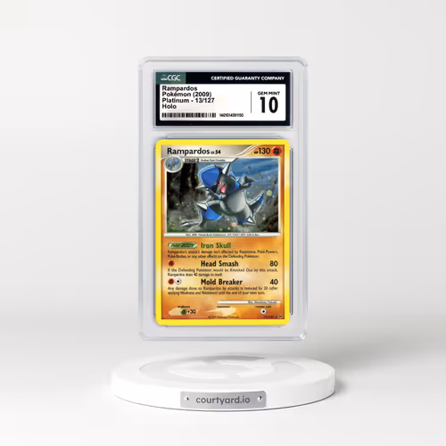 2009 Platinum #13 Rampardos - Holo (CGC 10 GEM MINT)