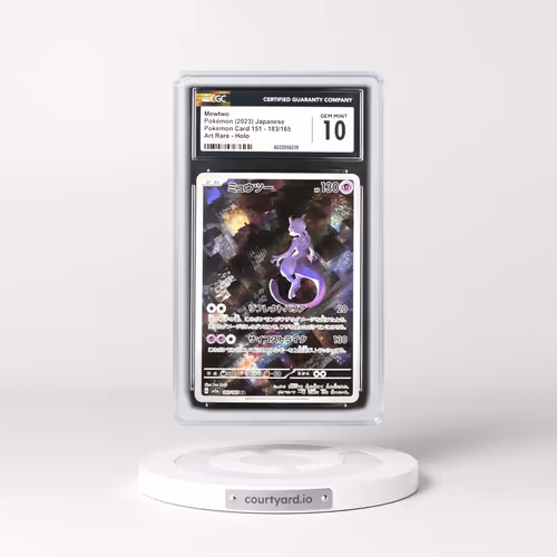 2023 Pokémon Card 151 #183/165 Mewtwo - Art Rare Holo (CGC 10 GEM MINT)