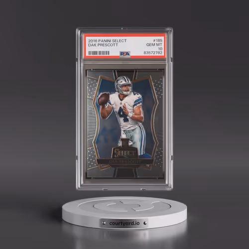 2016 Panini Select #185 Dak Prescott (PSA 10 GEM MINT)