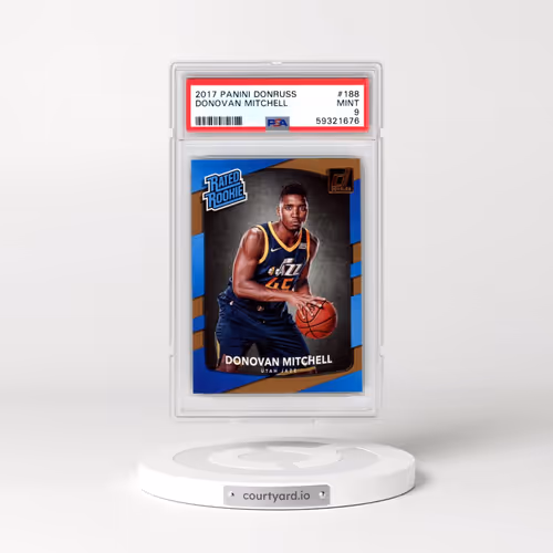2017 Panini Donruss #188 Donovan Mitchell (PSA 9 MINT)