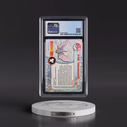 1999 Series 1 (Oval Nintendo Seal) #49 Venomoth - First Print (Blue Topps Logo) Silver Foil (Smooth)