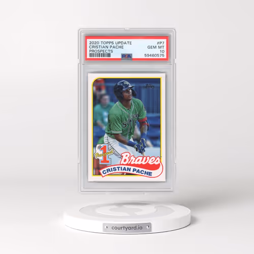 2020 Topps Update Prospects #P7 Cristian Pache (PSA 10 GEM MINT)