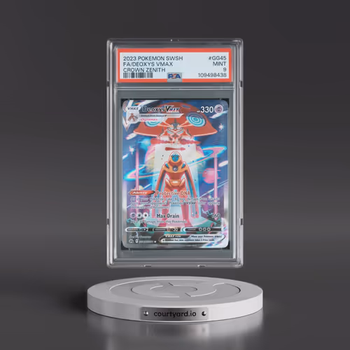 2023 Pokémon Sword and Shield Crown Zenith #GG45 Deoxys Vmax - Full Art (PSA 9 MINT)