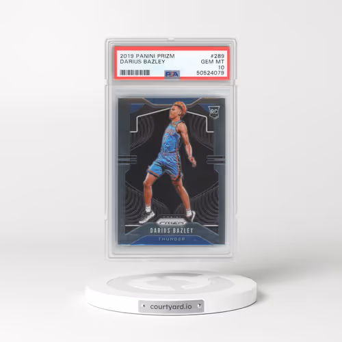 2019 Panini Prizm #289 Darius Bazley (PSA 10 GEM MINT)