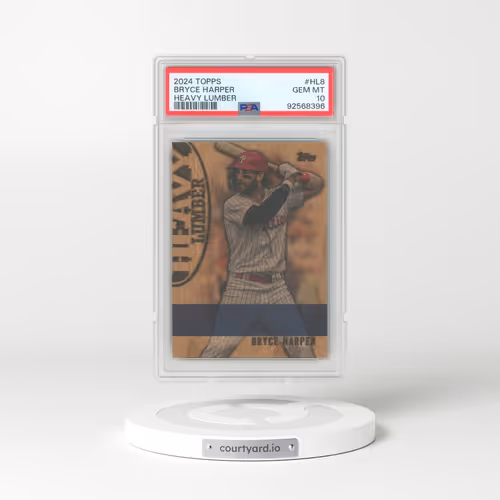 2024 Topps Heavy Lumber #HL8 Bryce Harper (PSA 10 GEM MINT)