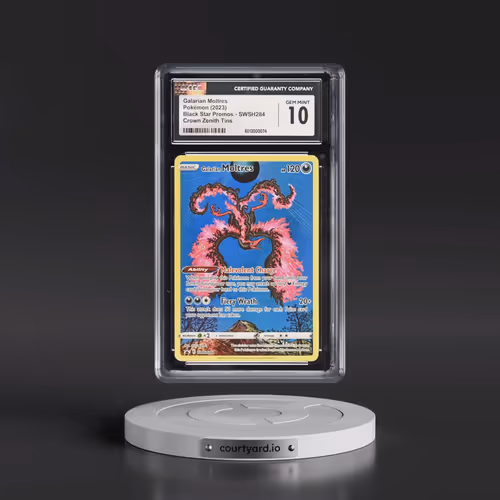 2017 Black Star Promos - Sword & Shield #SWSH284 Galarian Moltres - Crown Zenith Tin (Holo) (CGC 10