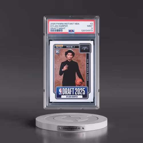 2025 Panini Instant NBA Draft Night #2 Dylan Harper (PSA 9 MINT)