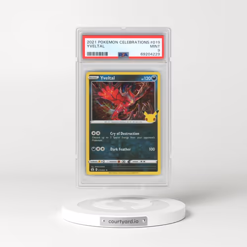 2021 Pokémon Celebrations #019 Yveltal (PSA 9 MINT)