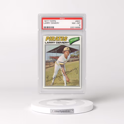 1977 Topps #607 Larry Demery (PSA 8 NM-MT)