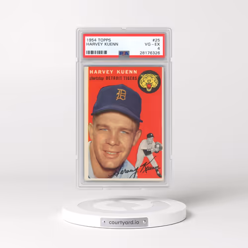 1954 Topps #25 Harvey Kuenn (PSA 4 VG-EX)