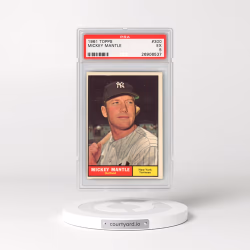 1961 Topps #300 Mickey Mantle (PSA 5 EX)