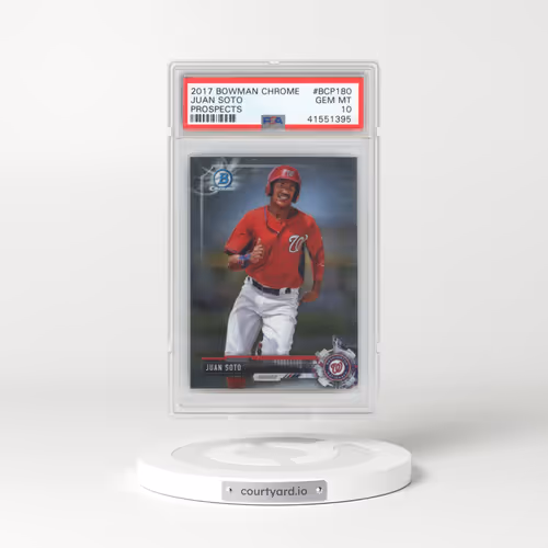 2017 Bowman Chrome Prospects #BCP180 Juan Soto (PSA 10 GEM MINT)