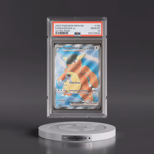 2023 Pokémon Mew EN-151 #190 Kangaskhan EX - Holo Ultra Rare (PSA 10 GEM MINT)