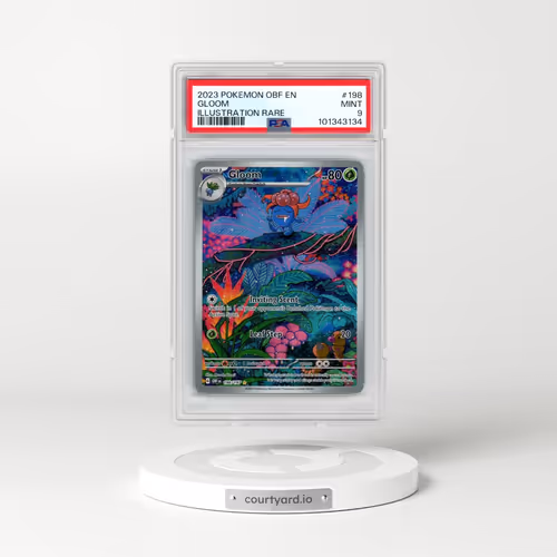 2023 Pokémon Obf EN-Obsidian Flames #198 Gloom - Illustration Rare (PSA 9 MINT)
