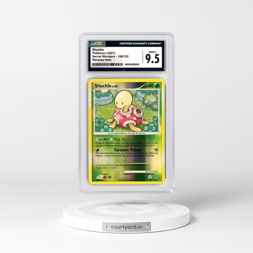2007 Secret Wonders #109 Shuckle - Holo (CGC 9.5 MINT+)