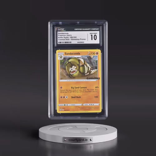 2021 Battle Styles #082/163 Sandaconda - GameStop Promo (Cosmos Holo) (CGC 10 GEM MINT)