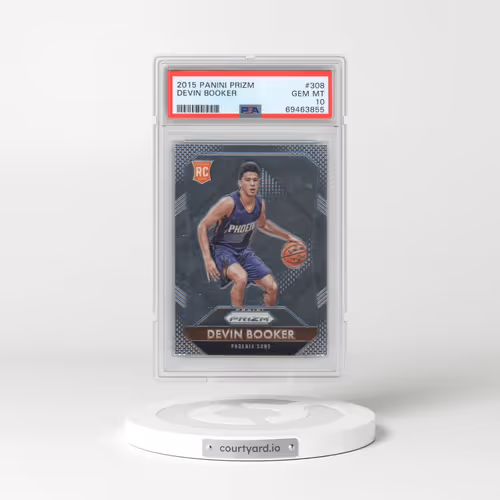 2015 Panini Prizm #308 Devin Booker (PSA 10 GEM MINT)