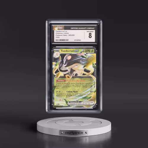 2024 Paldean Fates - PAF EN #005/091 Toedscruel ex - Holo (CGC 8 NM-MT)