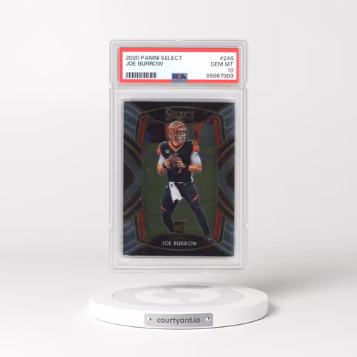 2020 Panini Select #246 Joe Burrow (PSA 10 GEM MINT)