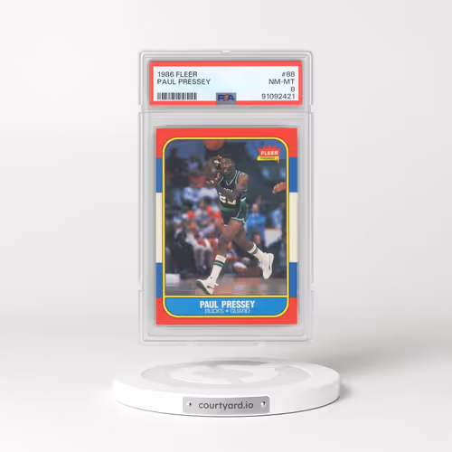 1986 Fleer #88 Paul Pressey (PSA 8 NM-MT)