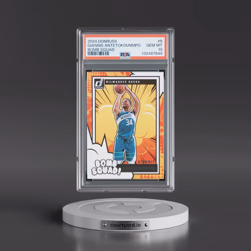 2024 Panini Donruss Bomb Squad #5 Giannis Antetokounmpo (PSA 10 GEM MINT)