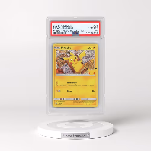 2021 Pokémon Mcdonald's Collection #25 Pikachu - Holo (PSA 10 GEM MINT)