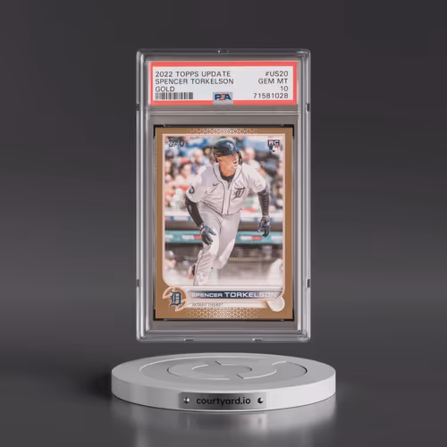 2022 Topps Update #US20 Spencer Torkelson - Gold (PSA 10 GEM MINT)