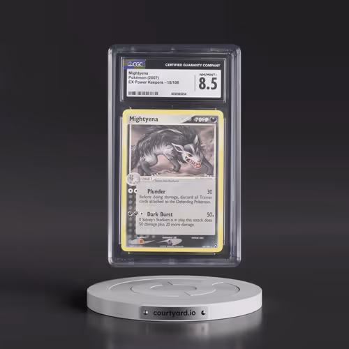 2007 EX Power Keepers #18/108 Mightyena (CGC 8.5 NM-MT+)