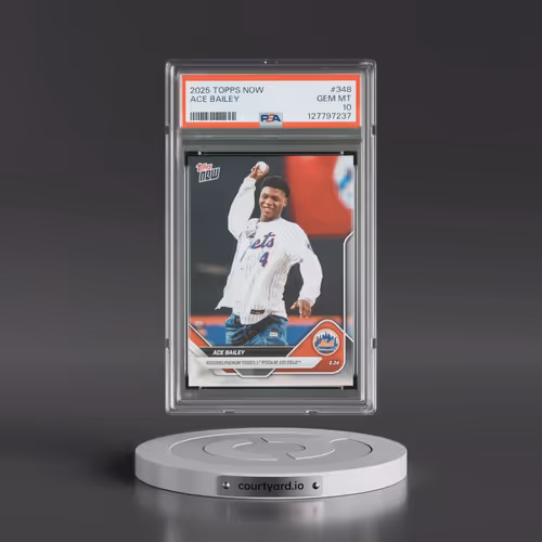2025 Topps Now #348 Ace Bailey (PSA 10 GEM MINT)
