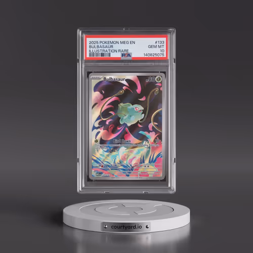 2025 Pokémon Meg EN-Mega Evolution #133 Bulbasaur - Illustration Rare (PSA 10 GEM MINT)