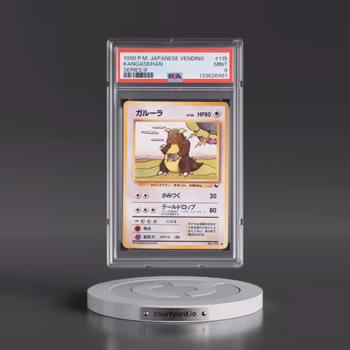 1998 Pokémon Vending #115 Kangaskhan - Series III (PSA 9 MINT)