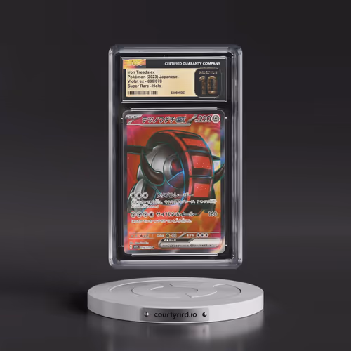 2023 Violet ex #096/078 Iron Treads ex - Super Rare Holo (CGC 10 PRISTINE)