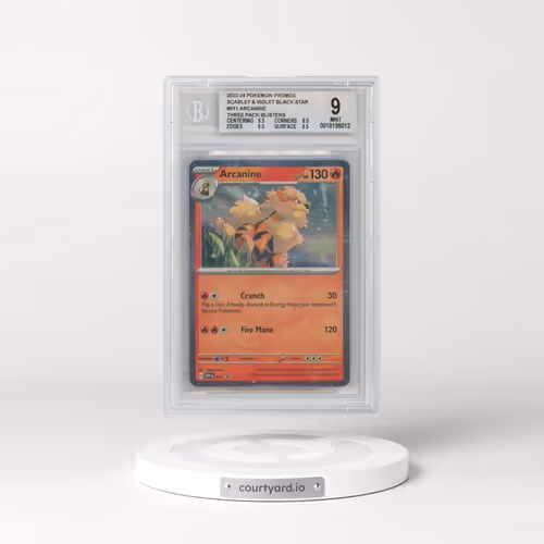 2023 Black Star Promos - Scarlet & Violet SVPEN #011 Arcanine - Scarlet & Violet 3-Pack Blister