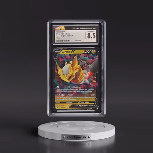 2022 Lost Origin #130/196 Giratina V - Holo (CGC 8.5 NM-MT+)