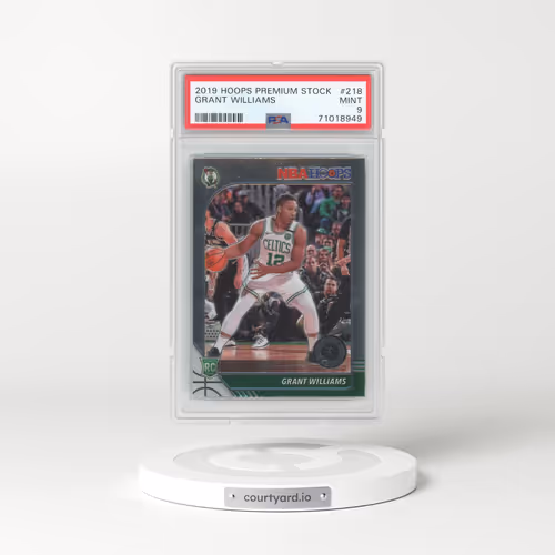 2019 Panini Hoops Premium Stock #218 Grant Williams (PSA 9 MINT)