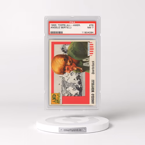 1955 Topps All-Amer. #76 Angelo Bertelli (PSA 7 NM)