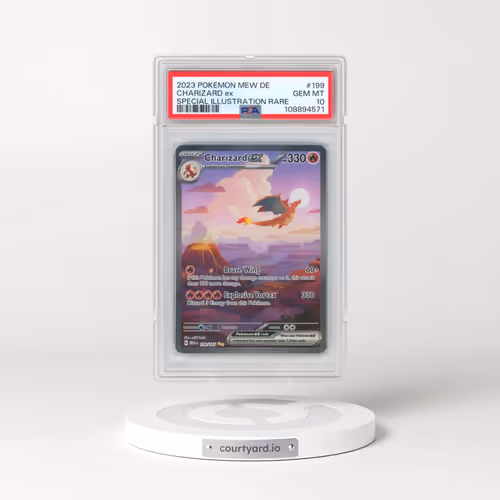 2023 Pokémon Mew de-151 #199 Charizard EX - Holo Special Illustration Rare (PSA 10 GEM MINT)