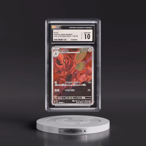 2023 Ruler of the Black Flame #116/108 Scizor - Art Rare Holo (CGC 10 GEM MINT)
