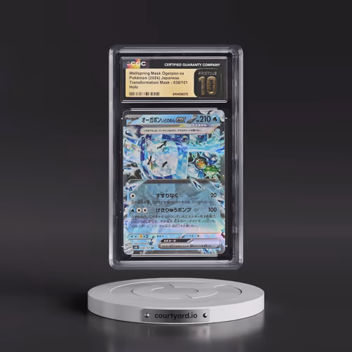 2024 Transformation Mask #038/101 Wellspring Mask Ogerpon ex - Holo (CGC 10 PRISTINE)
